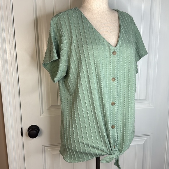 Weatherproof Vintage Ladies' Tie Front Top XXL - Picture 9 of 9